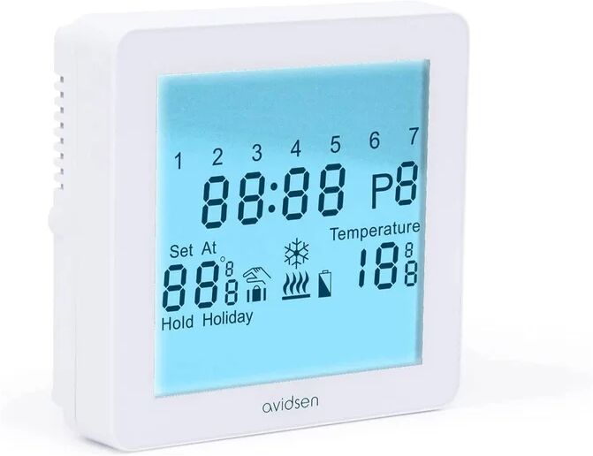 avidsen termostato touch screen wifi