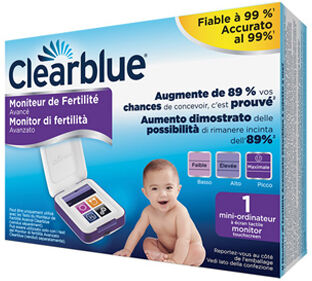 clearblue monitor di fertilità  avanzato aumenta le tue probabilità di rimanere