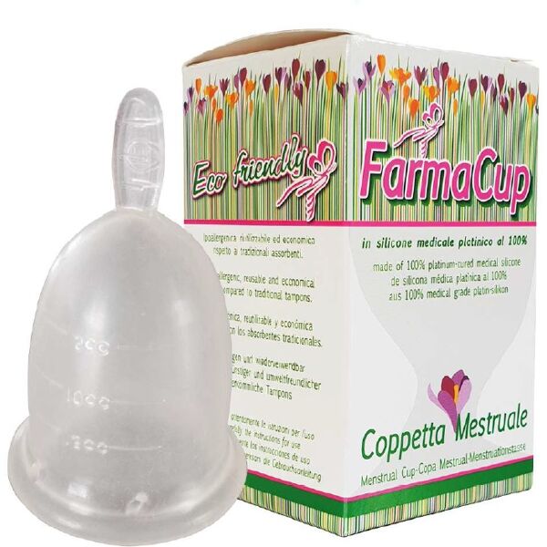 farmacare farmacup coppetta mestruale silicone ipoallergenica piccola