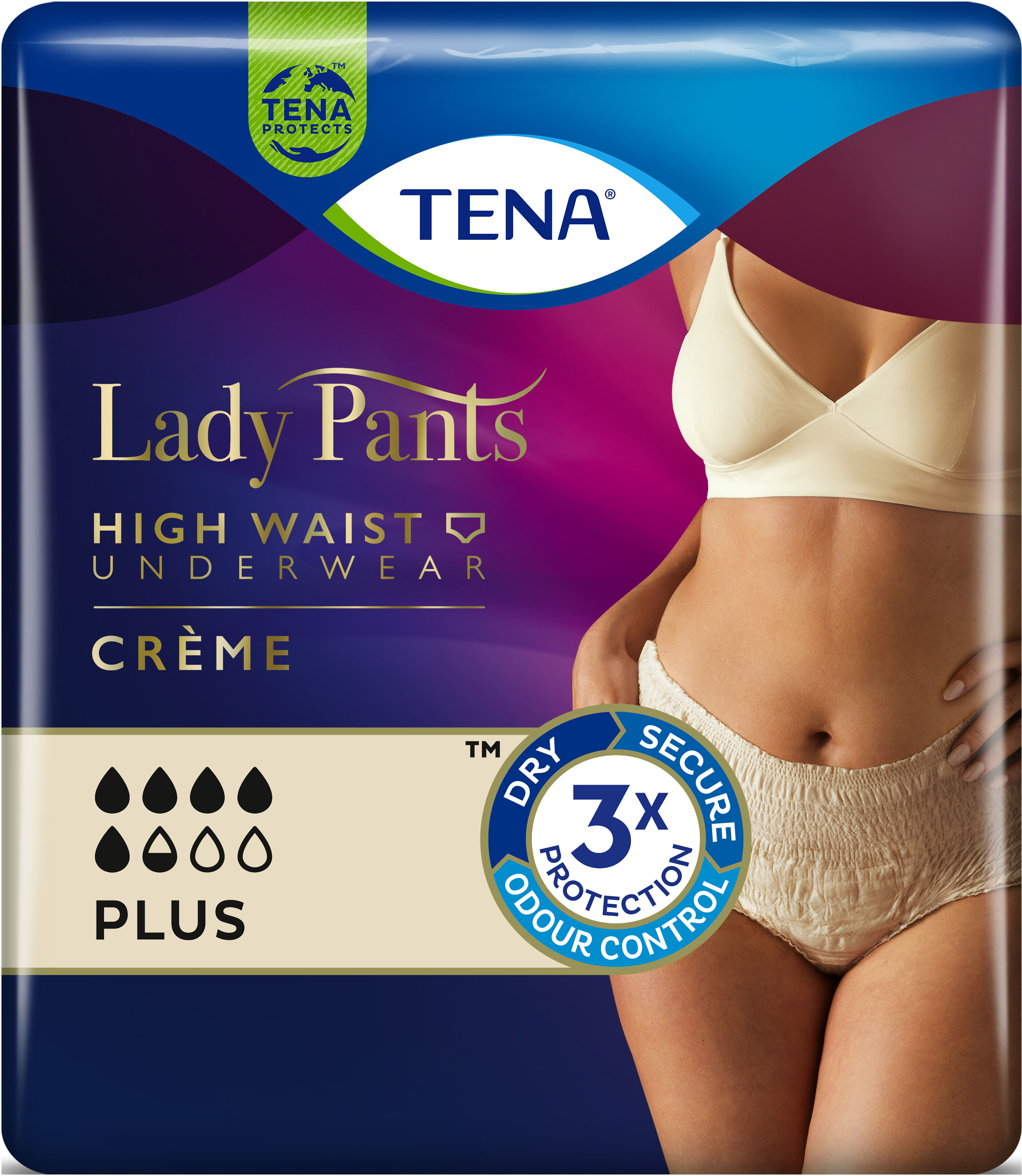 tena silhouette creme l 8 pezzi