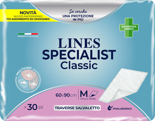 lines spec classic traversa assorbente 60x90 cm 30 pezzi