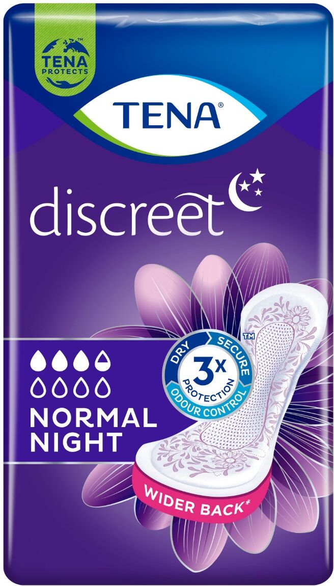 Tena Discreet Normal Night 10 Pezzi