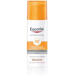 eucerin sun photoaging control tinted gel creme spf50+ medium 50 ml