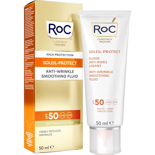 roc solare viso 50 antirughe