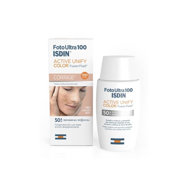 isdin fotoultra 100 active unify color spf 50+ 50 ml