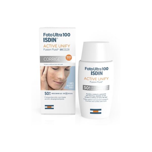 isdin fotoultra active unify spf 50+ 50 ml