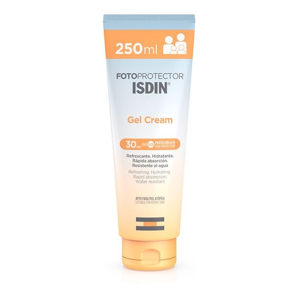 isdin fotoprotector  gel-crema solare spf 50+ protezione per tutta la famiglia 25