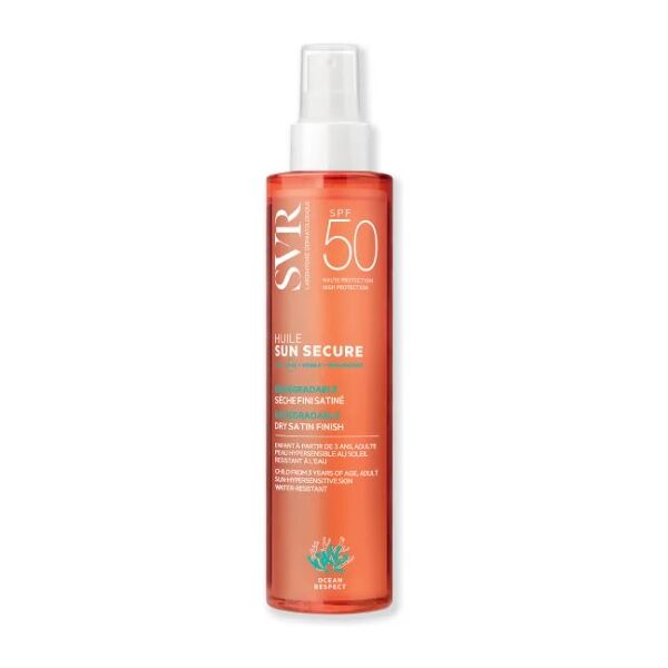 svr sun secure huile seche spf 50+ nuova formula 200 ml