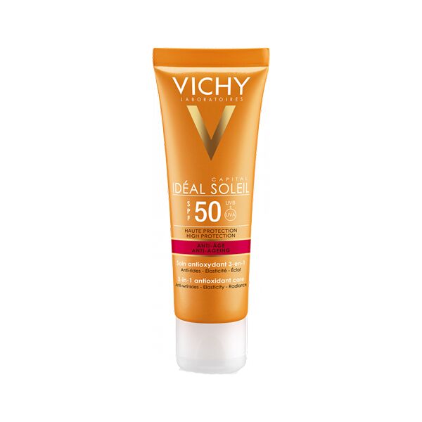 vichy idéal soleil crema solare antietà 3in1 spf 50