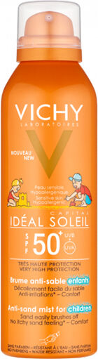 vichy ideal soleil anti-sand kids spf 50 200 ml