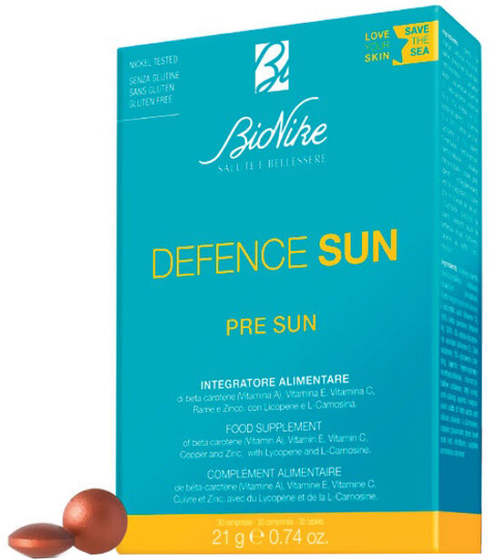 bionike defence sun integratore beta-carotene antiossidante 30 compresse