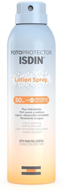 isdin fotoprotector  lozione spray spf 50 protezione solare 250 ml