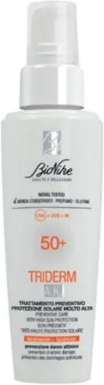 bionike triderm ak trattamento preventivo spf 50+ 50 ml