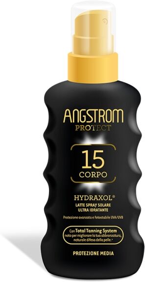 angstrom protect angstrom latte solare spray ultra idratante spf 15 corpo 175 ml