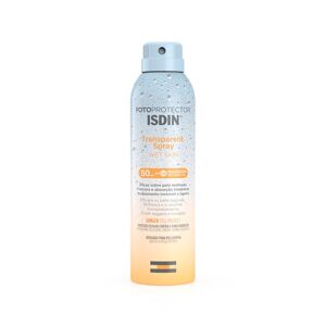 Isdin Fotoprotector Spray Trasparente Wet Skin Spf 50 Protezione Corpo 250 Ml
