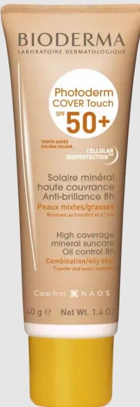 Bioderma Photoderm Mineral Cover Touch Dore SPF 50+ 40 ml