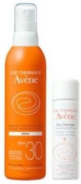 Avene Eau Thermale  Solare Spray 30 200 Ml + Spray Acqua 50 Ml