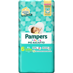 Pampers Baby Dry Pannolino Downcount Xl 13 Pezzi