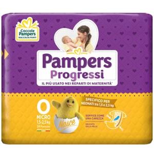 Pampers Progressi Micro 24 Pezzi