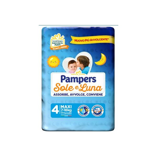 pampers sole&luna maxi 17 pezzi