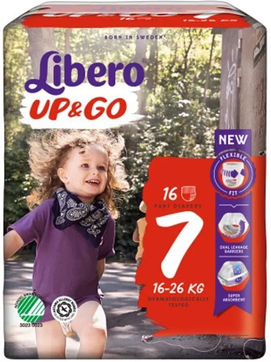 libero up&go pannolini taglia 7 - 16/26 kg