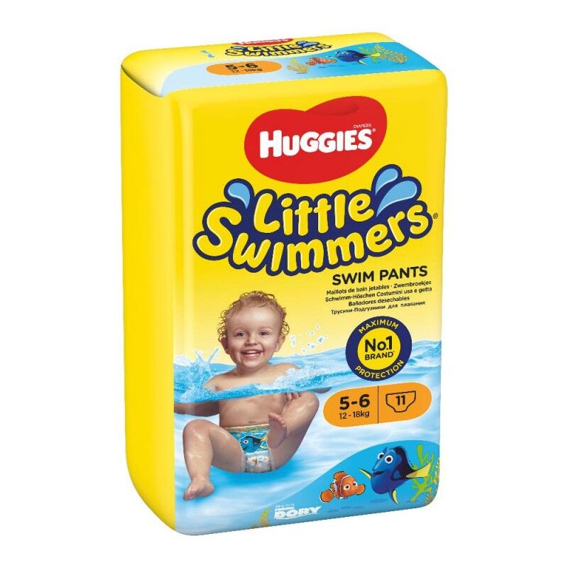 huggies little swimmers pannolino costumino bambini taglia large 12-18 kg 11 pan