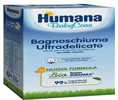 Humana Baby Bagnoschiuma Ultradelicato Bagnetto Bambini 200 ml