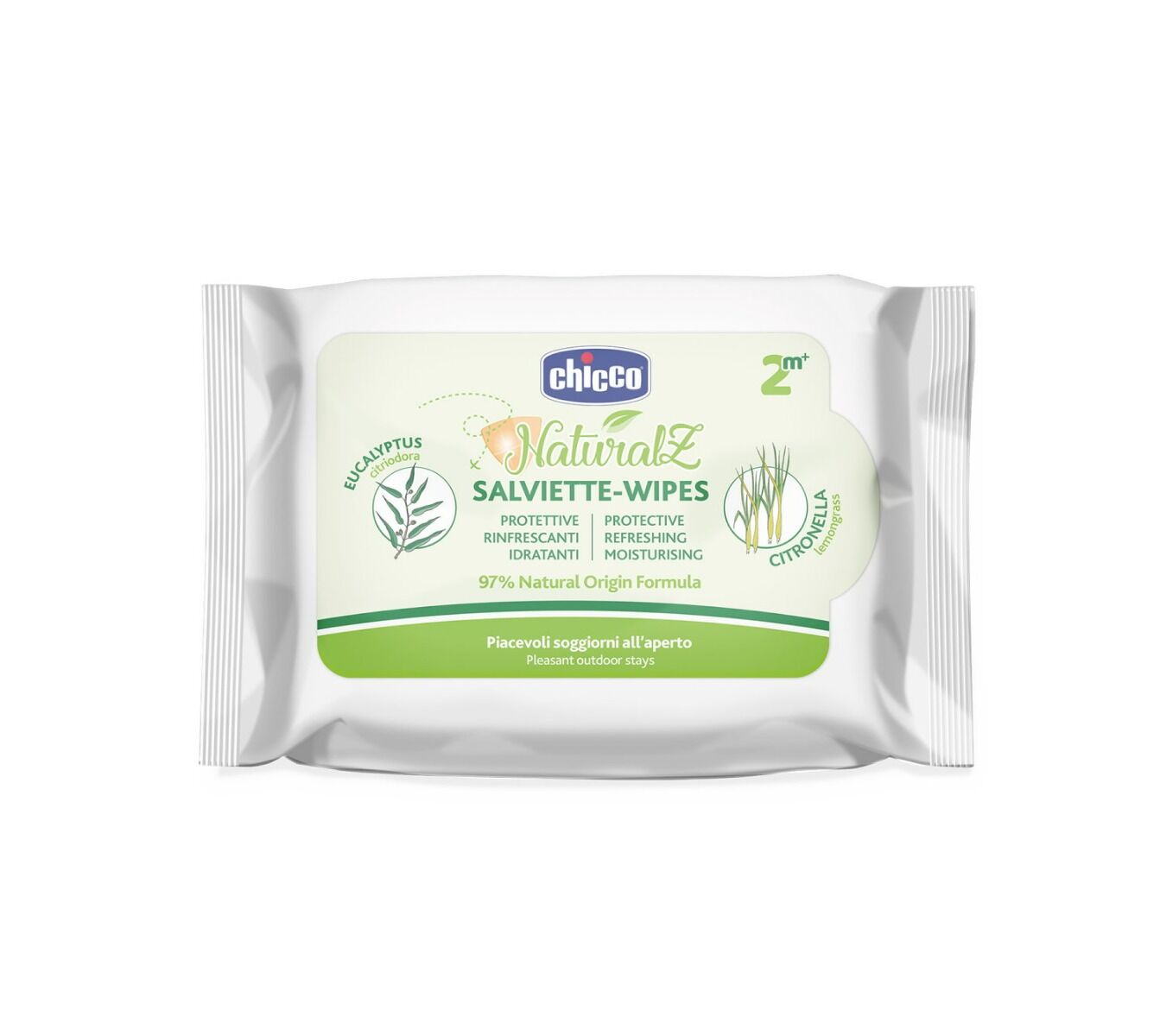 Chicco Salviette Citronella Naturalz 20 Pezzi