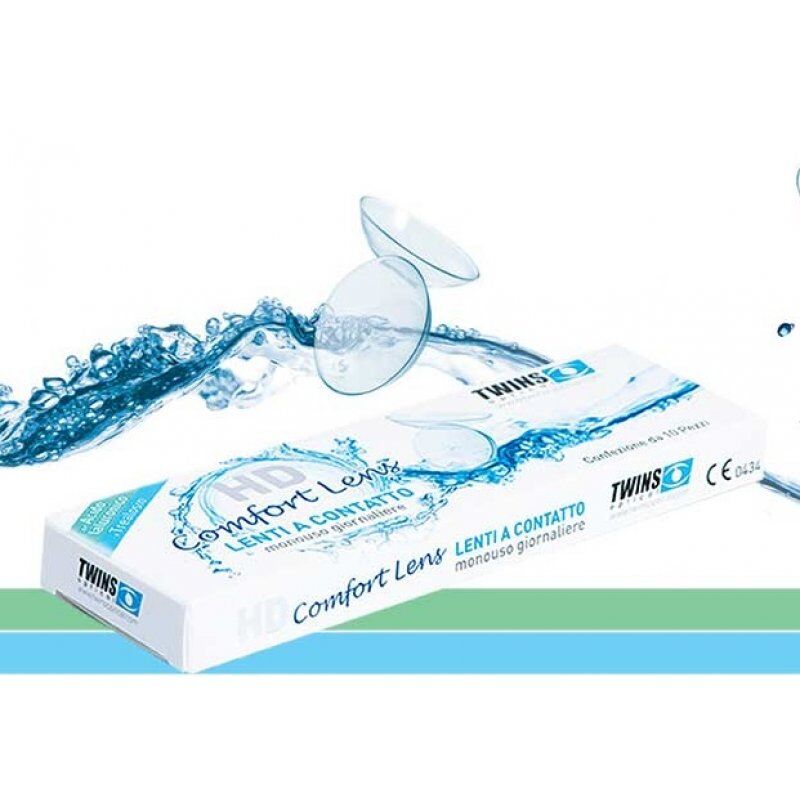 Hd Comfort Lens Twins Optical -6,00 Lenti a Contatto Giornaliere 10 Confezioni