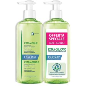 Ducray Extra Delicato Shampoo Detergente 2X400 Ml