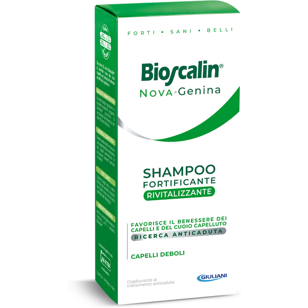 bioscalin nova genina shampoo fortificante 200 ml