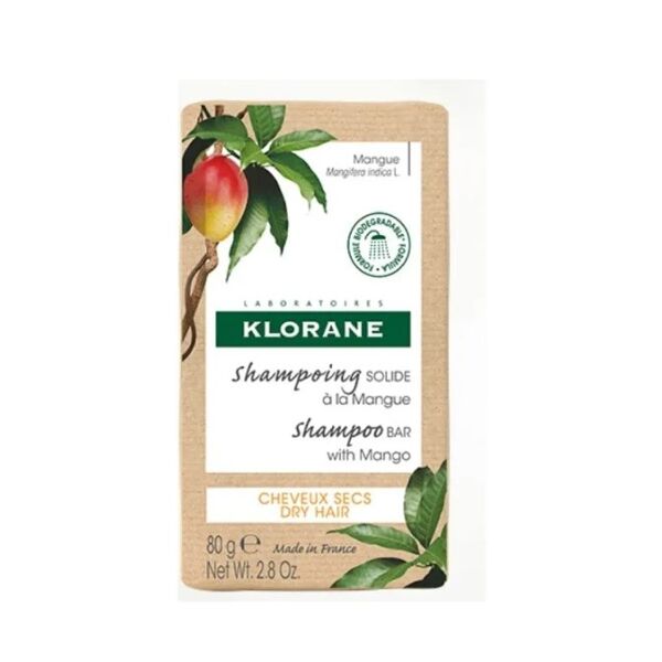 klorane shampoo solido al mango 80 g