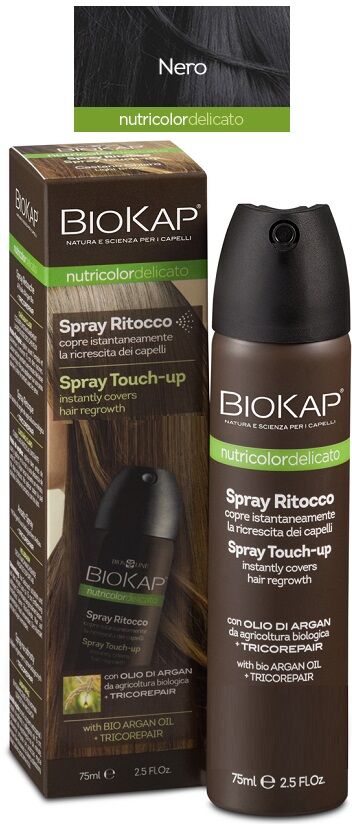 Biokap Nutricolor Spray Ritocco Tinta Per Capelli Nero