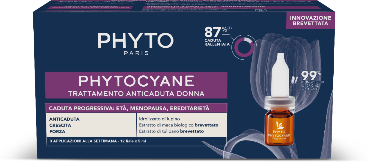 Phyto cyane Fiale Donna Caduta Progressiva 12 Fiale