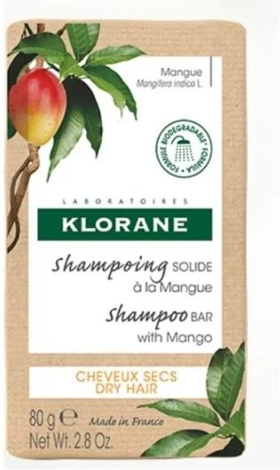 Klorane Shampoo Solido al Mango 80 g