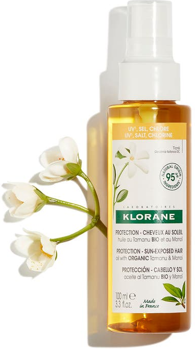 Klorane Les Polysianes Olio Ristrutturante Doposole Capelli 100 ml