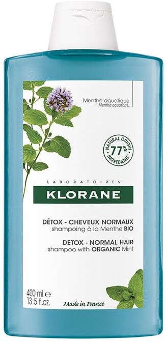 Klorane Shampoo Detox Alla Menta Acquatica Bio 400 ml