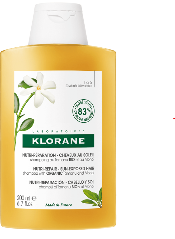 Klorane Shampoo Nutritivo al Tamanu BIO & Monoi 200 ml