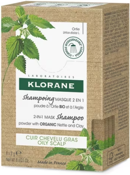 Klorane Shampoo Maschera 2 In 1 Polvere Esfoliante alla Galanga