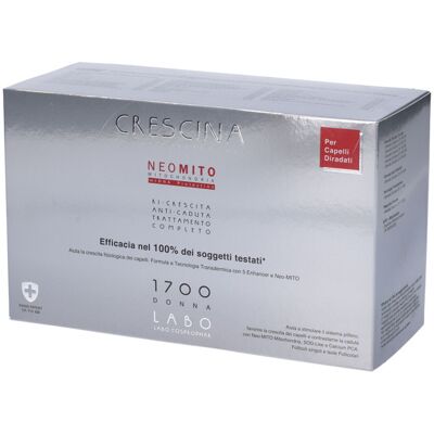 Labo International Srl Labo Crescina Isole Follicolari Super Formula 1700 Donna Tc 20+20 Fiale 3,5 Ml - Trattamento per la crescita dei capelli Labo International Srl Labo Crescina Isole Follicolari Super Formula 1700 Donna Tc 20+20 Fiale 3,5 Ml - Trattamento per la crescita dei capelli