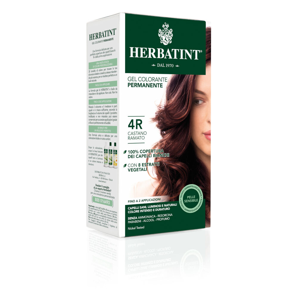 Herbatint Gel Permanente 4R Castano Ramato 150 ml