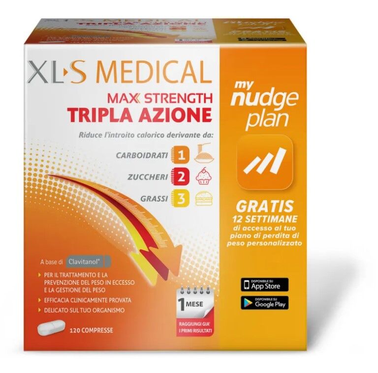 xl-s medical max strenght 120 compresse - integratore dietetico tripla azione