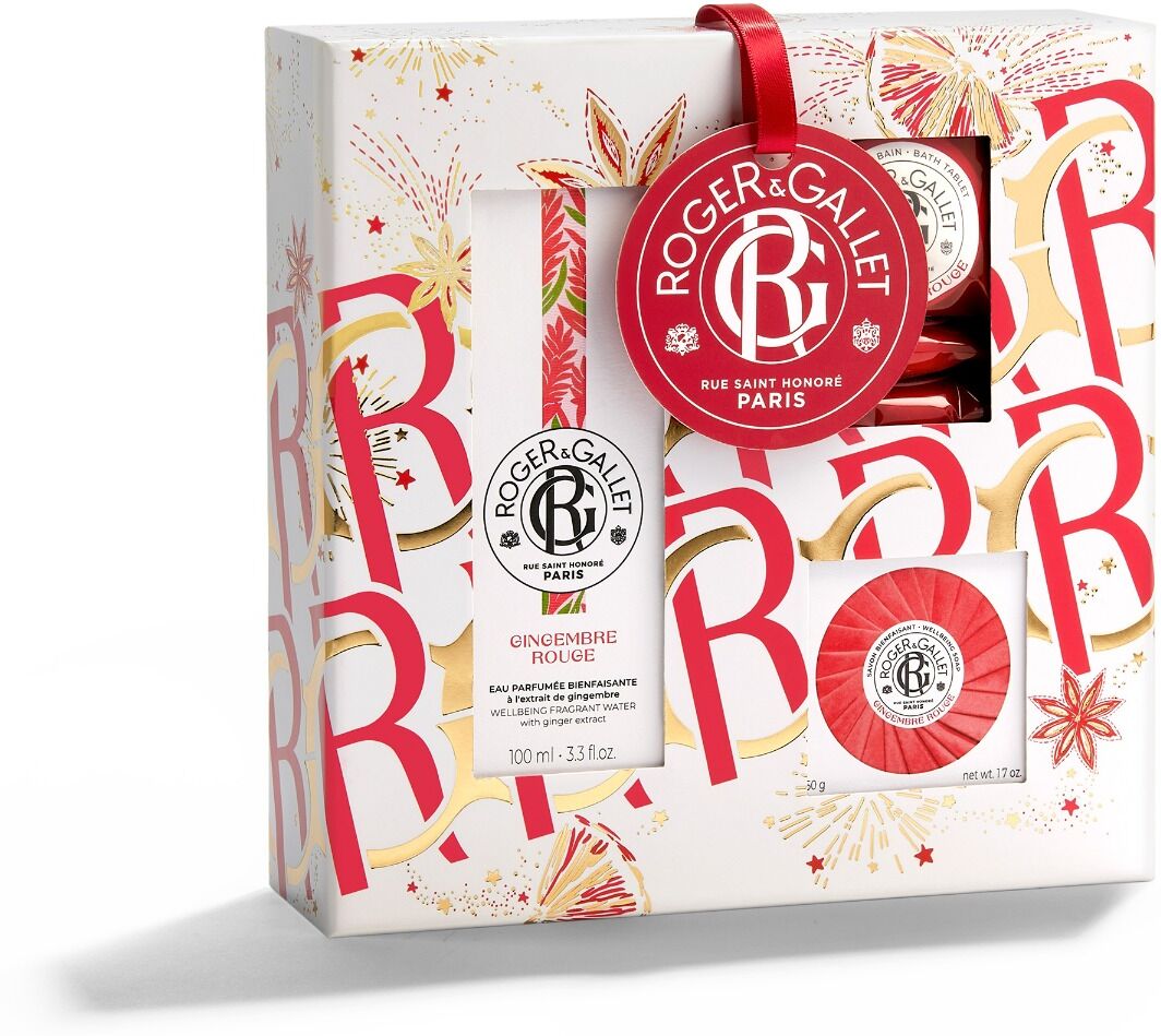 roger & gallet set noel 2023 gingembre rouge