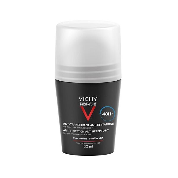 vichy homme deodorante roll-on 48h pelle sensibile 50 ml