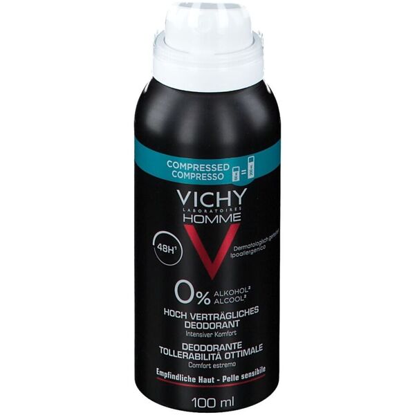 vichy homme deo sensitive compressed 100 ml