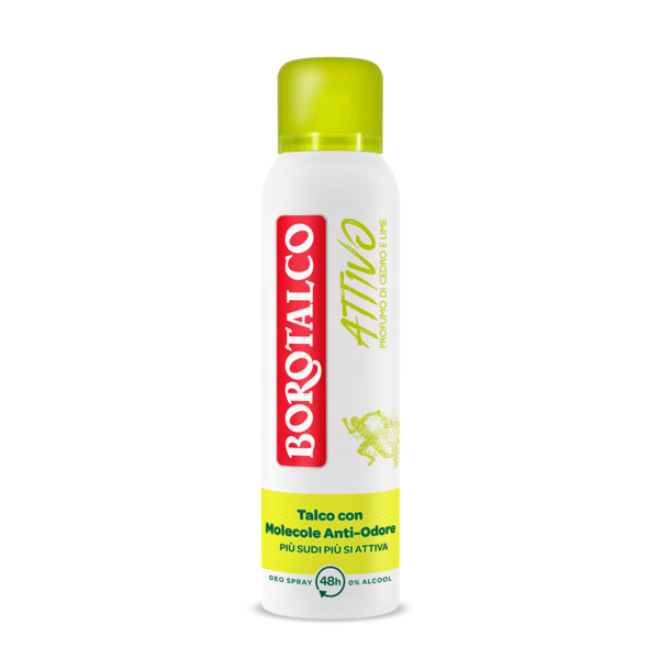 borotalco deo spray attivo giallo 150 ml