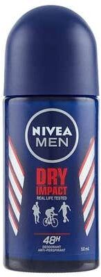 nivea men deodorante dry impact roll- on