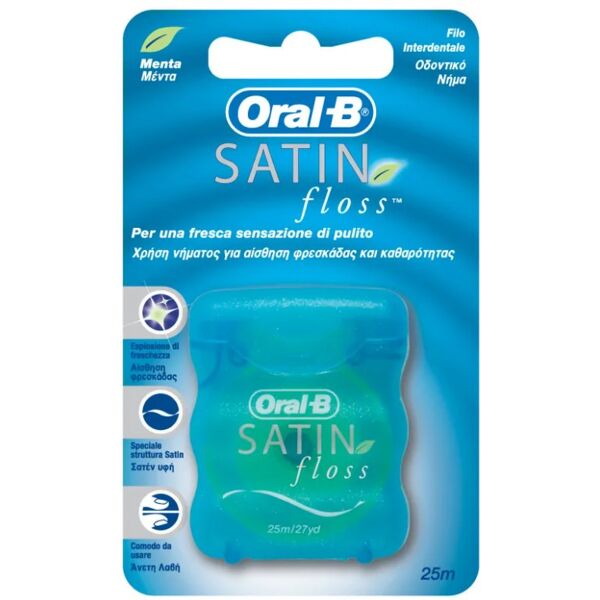 oral-b satin floss filo interdentale 25 metri