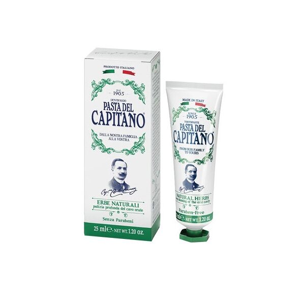 ciccarelli pasta del capitano 1905 dentifricio erbe naturali 25 ml