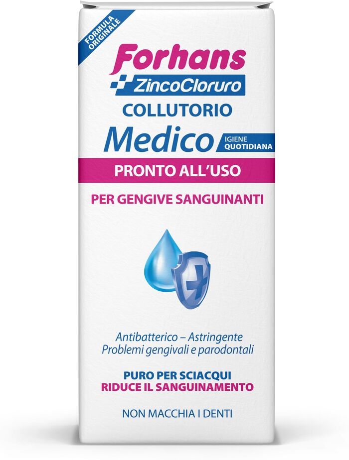 forhans collutorio medico pronto all'uso 250 ml